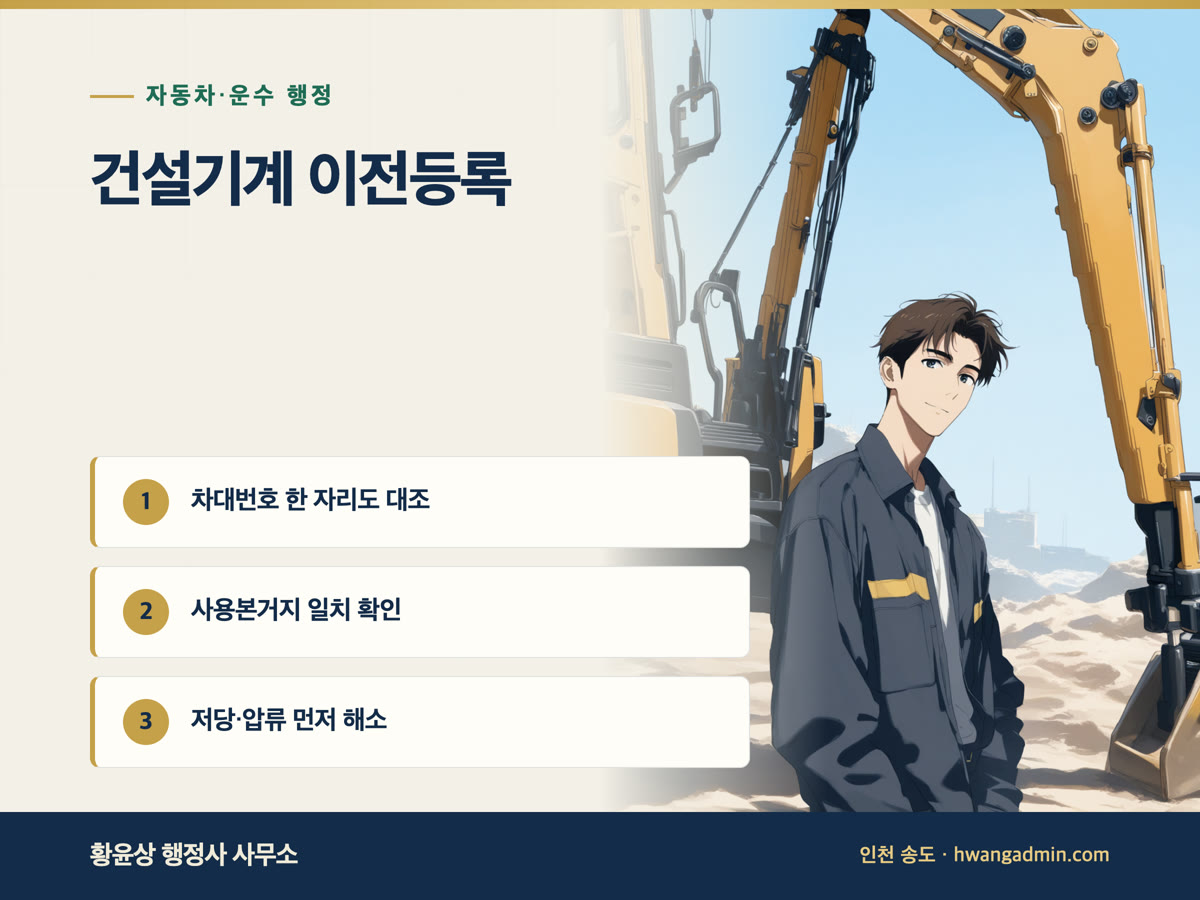 건설기계 이전등록·등록사항변경 안내 이미지