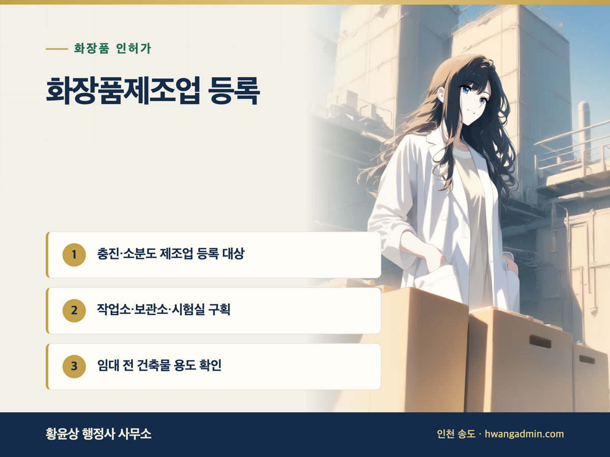 화장품제조업 등록 방법 안내 이미지