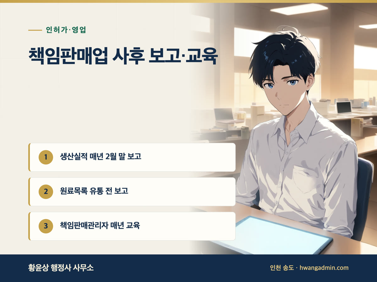 화장품책임판매업자 생산실적·원료목록 보고 안내 이미지