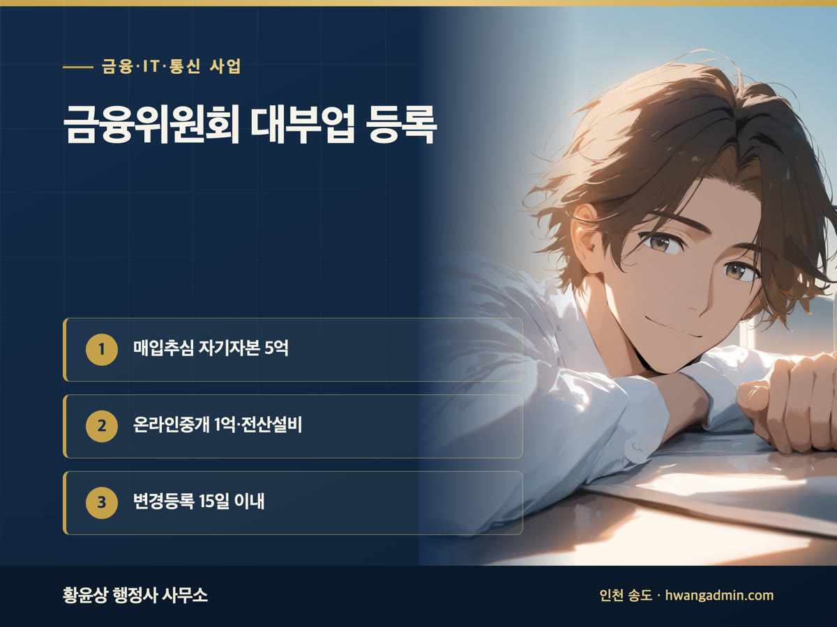 금융위원회 대부업 등록 방법 안내 이미지