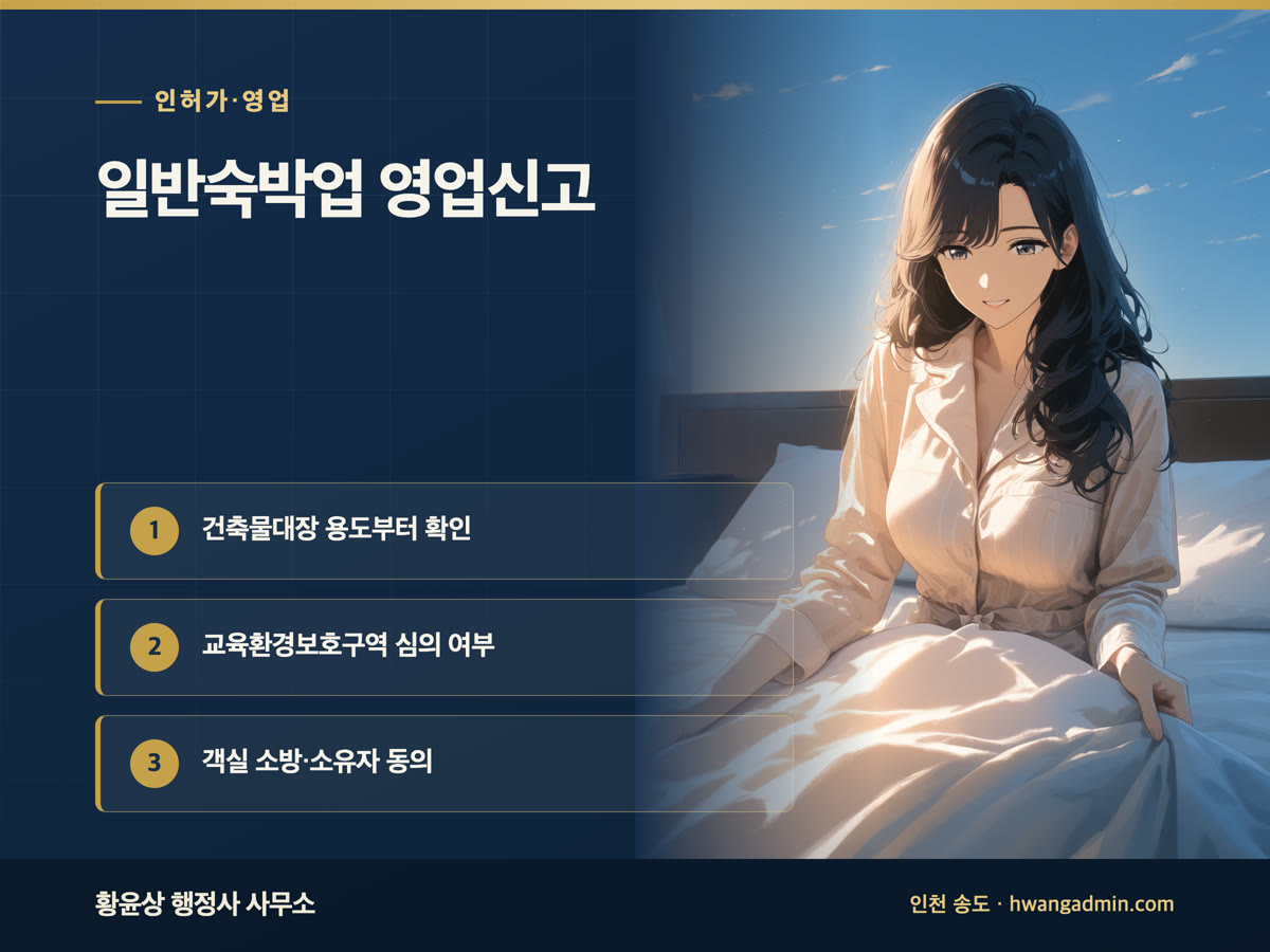 일반숙박업 영업신고 절차 안내 이미지