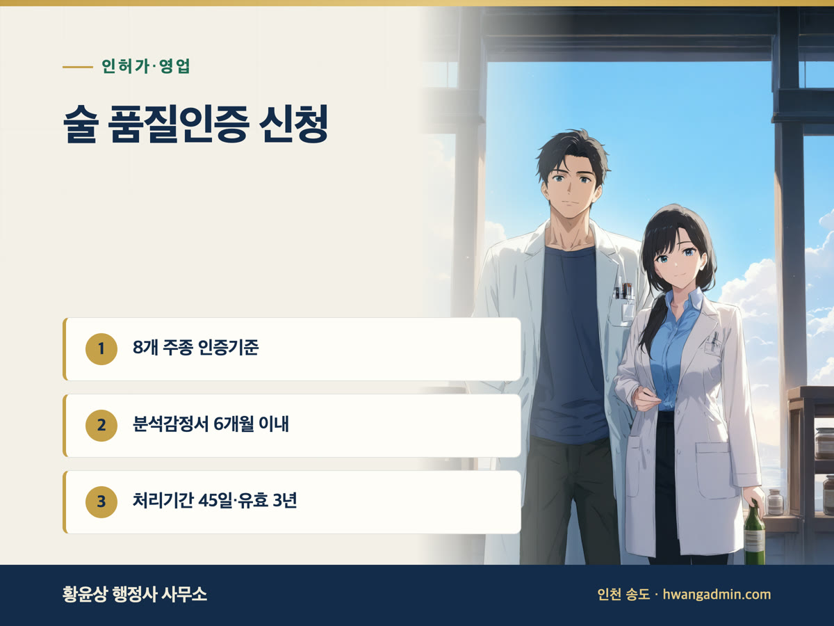 술 품질인증 신청 방법 안내 이미지
