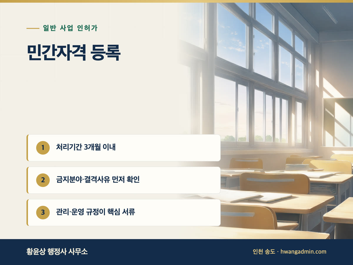 민간자격 등록 방법 안내 이미지