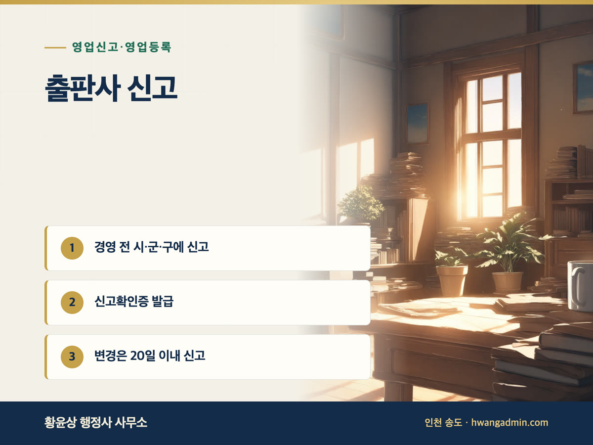 출판사 신고 방법 안내 이미지