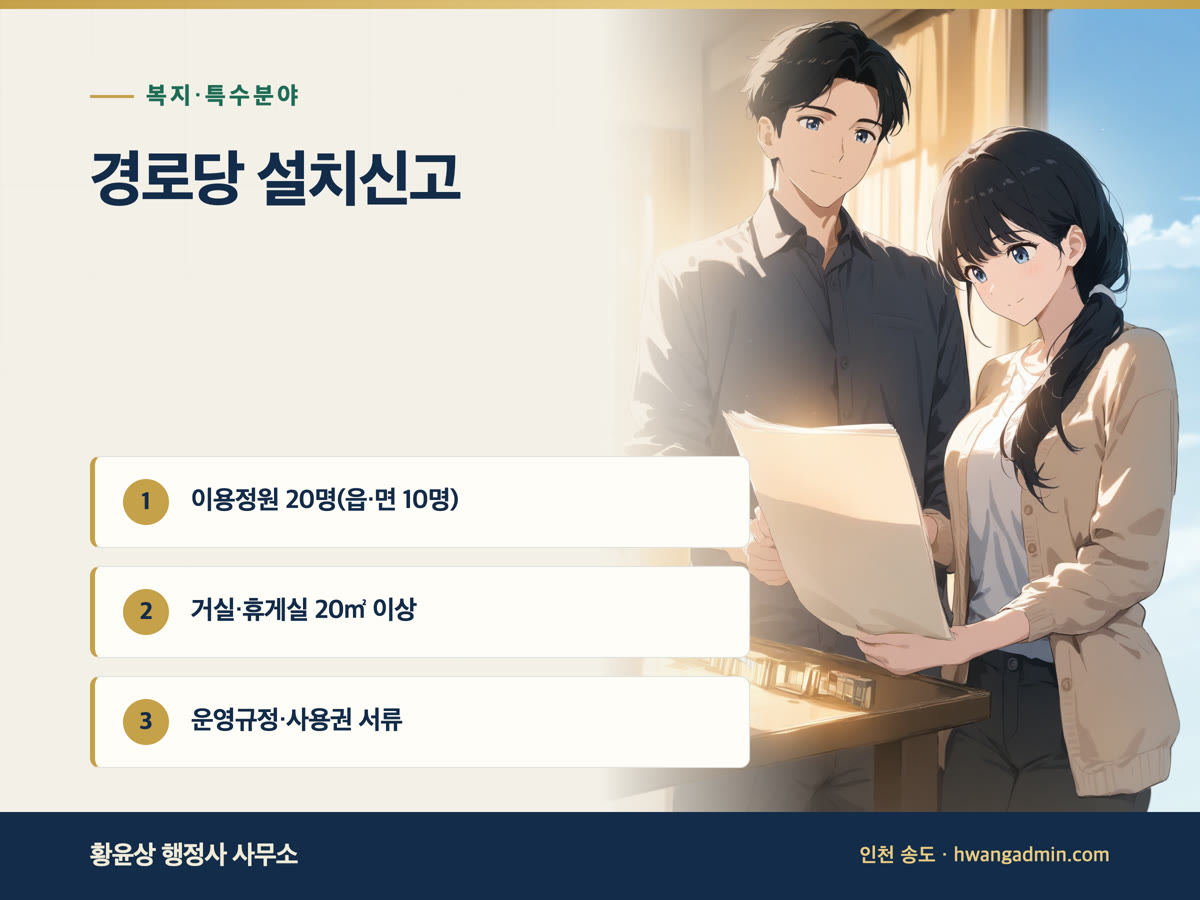경로당 설치신고 절차 안내 이미지