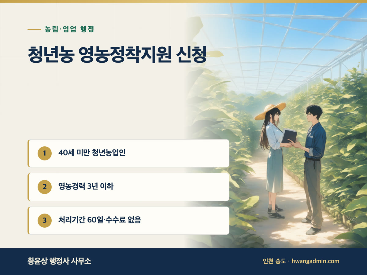 청년농업인 영농정착지원(청창농) 신청 안내 이미지